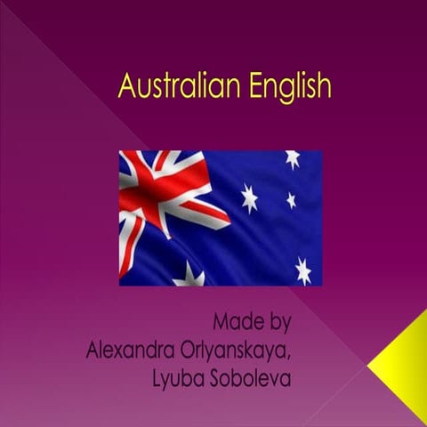 Australian english