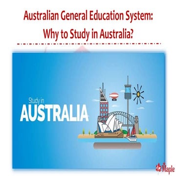 Australian General Education System - Why to Study in Australia?