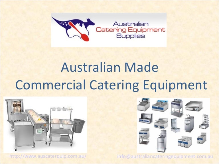 Australian made commercial catering equipment