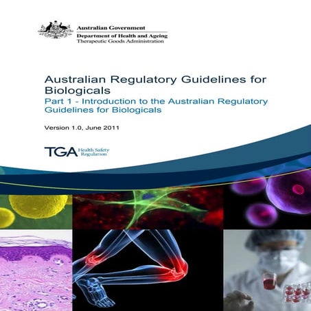 Australian regulatory guidelines for biologicals