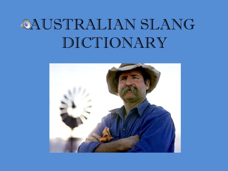 Australian slang dictionary