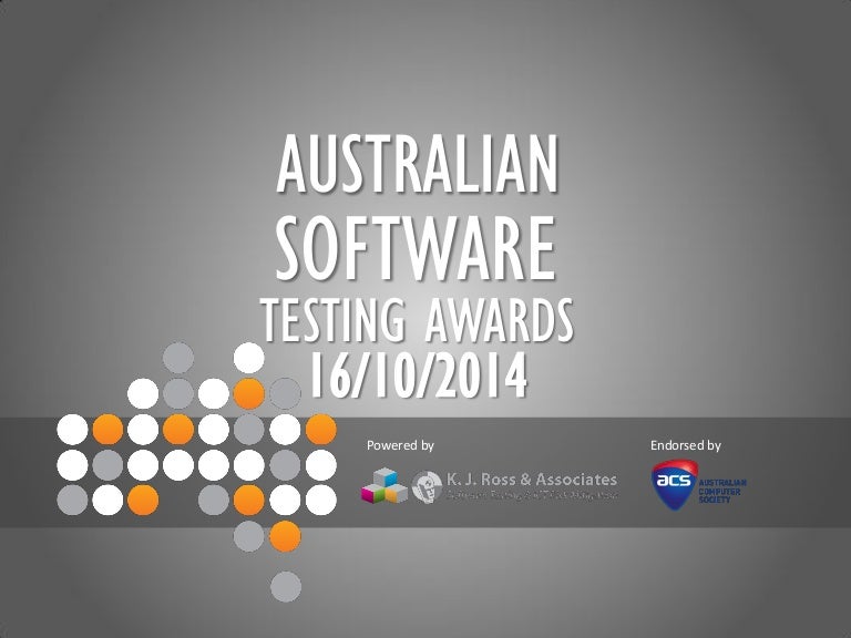 Australian Software Testing Awards 2014