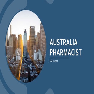 Australia Pharmacist
