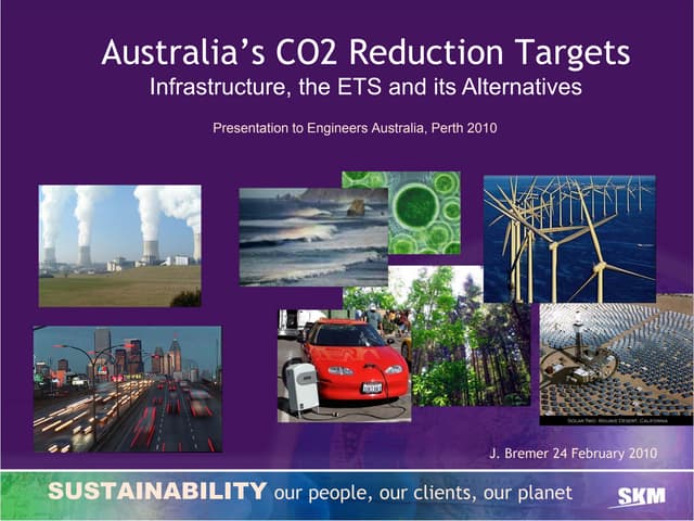 Australias Co2 Reduction Targets By J Bremer