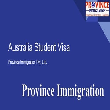 Australia Student Visa