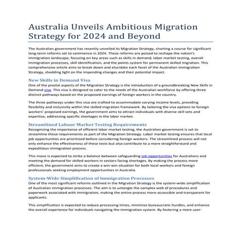Australia Unveils Ambitious Migration Strategy for 2024 and Beyond.docx