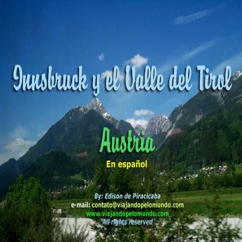 Austria Innsbruck Valle Del Tirol E
