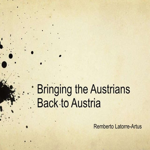 Austrians back to Austria