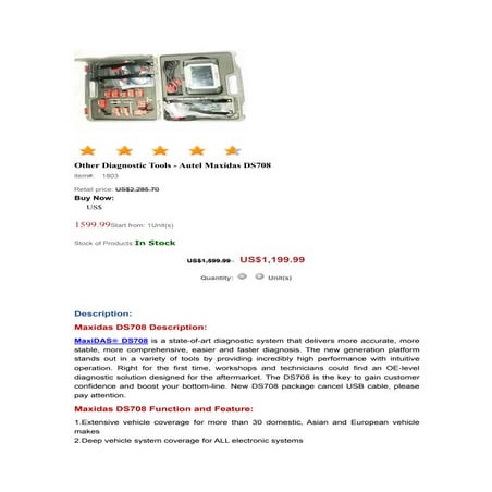 Autel maxidas ds708 update