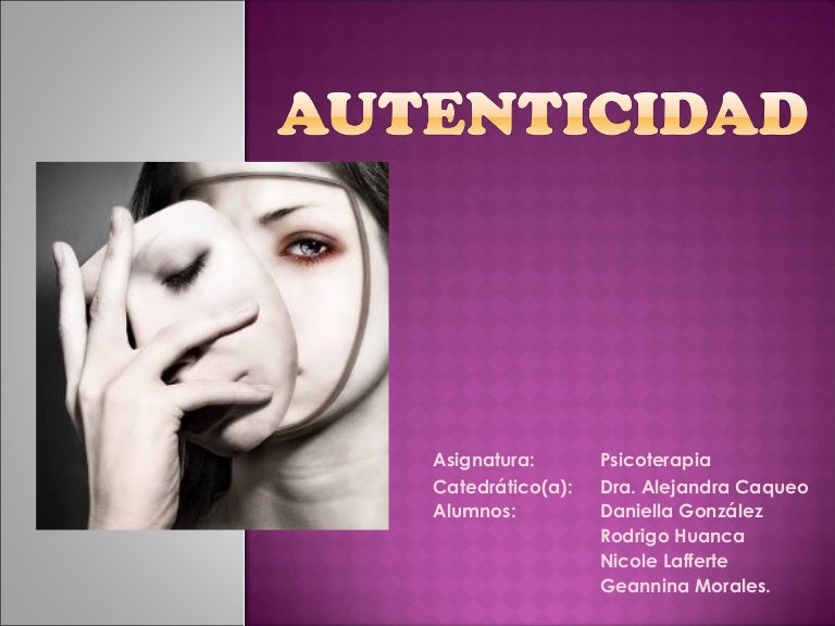 Autenticidad