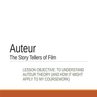 Auteur theory