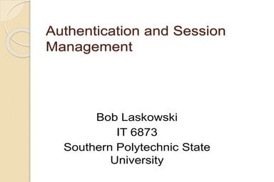 Authentication and session v4