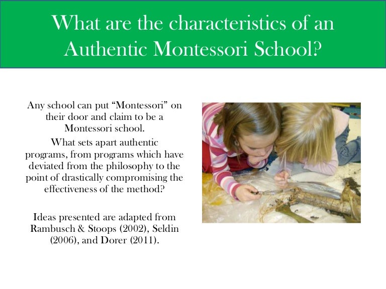 Authentic Montessori Powerpoint