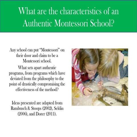Authentic Montessori Powerpoint