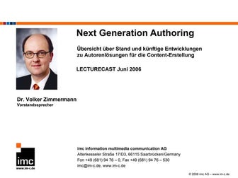 Authoring Management