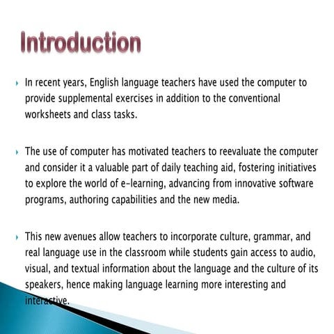 Authoring software ppt slides (present)