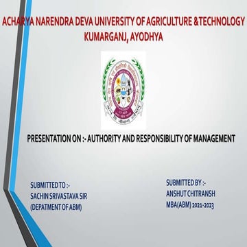 Authority and Responsibility of Management.pptx