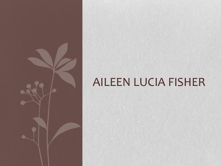 Author Presentation Aileen Fisher