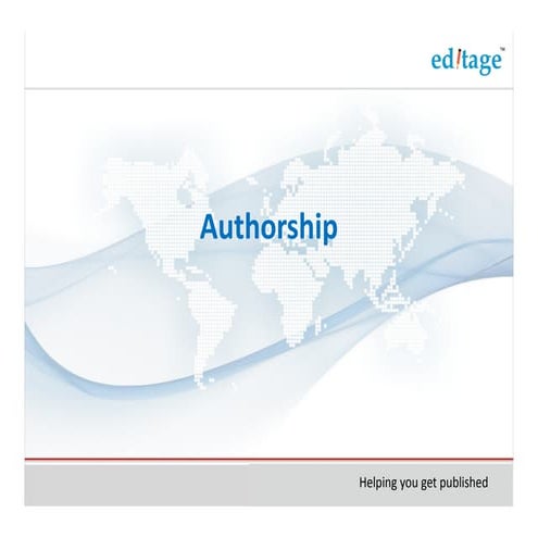 Authorship
