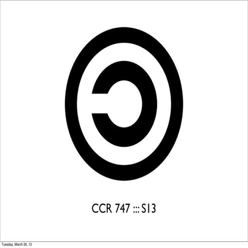 Authorship: Copyleft Basics