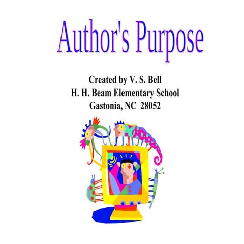 Authors purpose