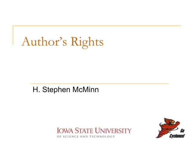 Author’s Rights