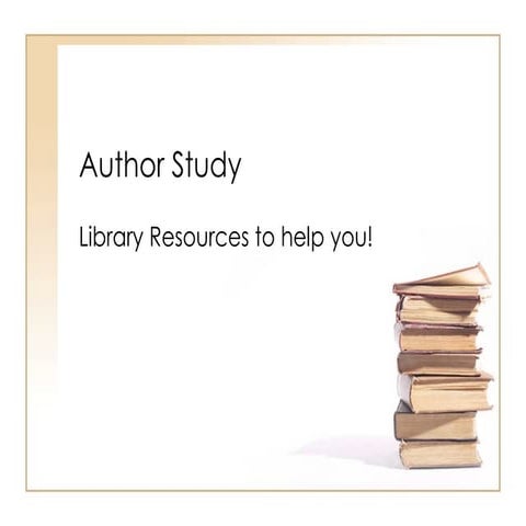 Author study Presentation