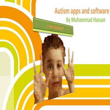Autism apps and softwares | PPTX