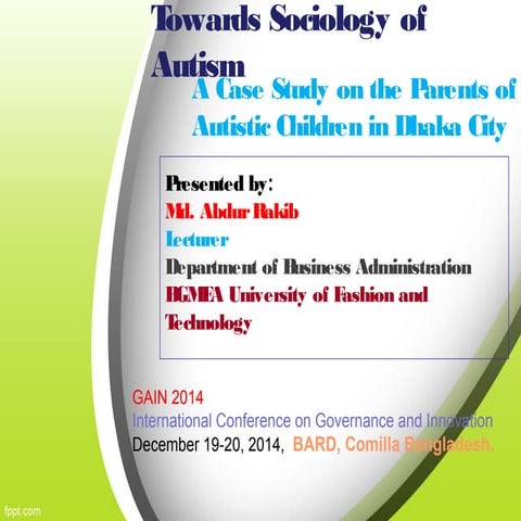 Autism in bangladesh