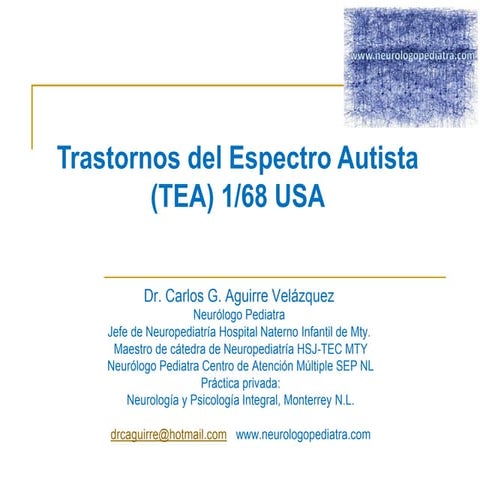 Autismo diagnóstico diferencial