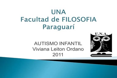 Autismo infantil. Viviana Leiton Ordano