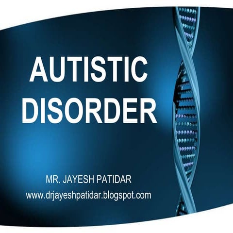 Autistic disorder
