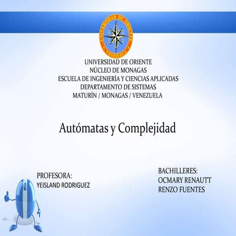 Autómatas y complejidad