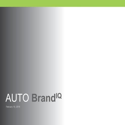 Auto brand iq