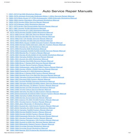 Auto service-repair-manuals