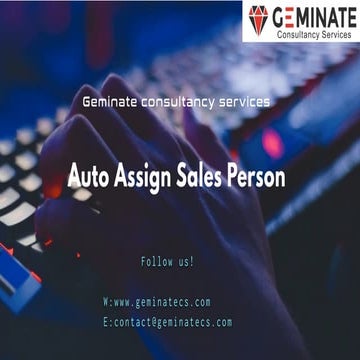 Auto Assign Salesperson