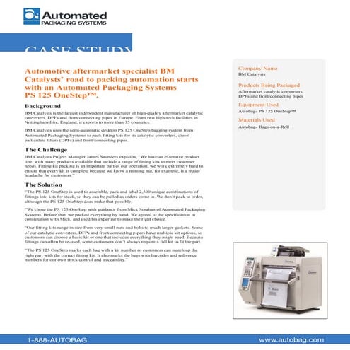 Auto Bag Testimonial | PDF