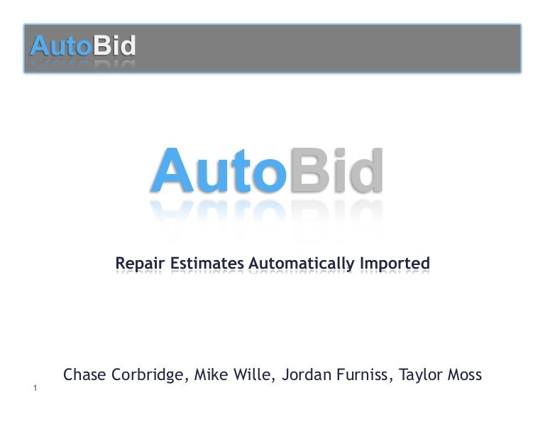 Auto bid final presentation