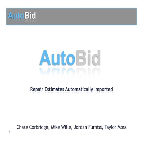 Auto bid final presentation
