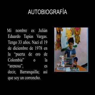 Autobiografía Julián Tapias