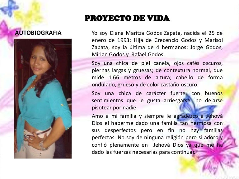 AUTOBIOGRAFIA DE DIANA GODOS