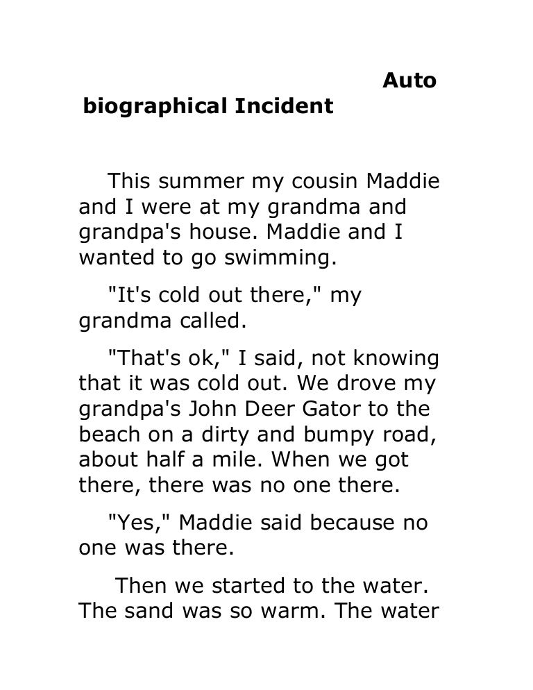 How to write an autobiographical essay for graduate school picture