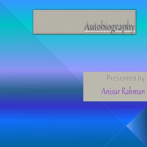 Autobiography