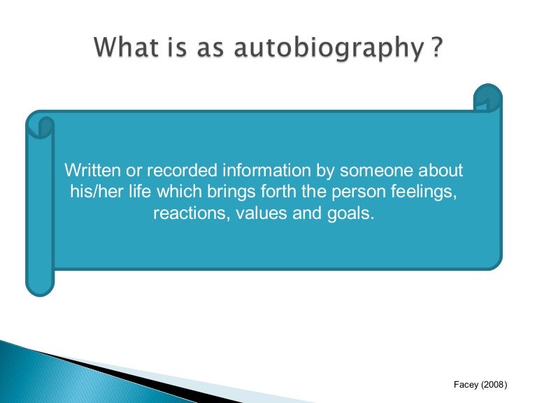 Difference and similarities of autobiography and biography image