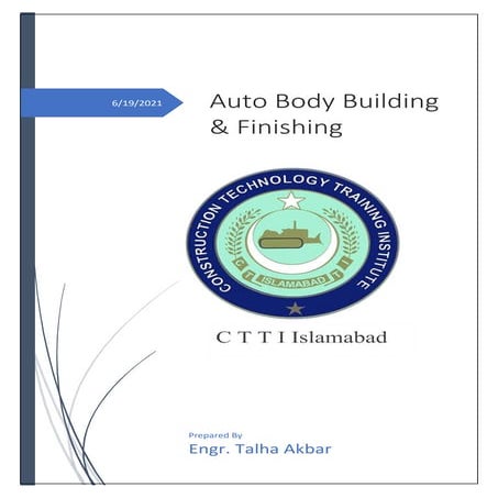 Auto body building & finishing