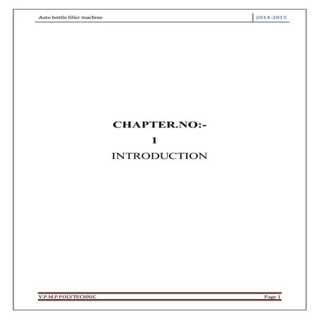 Auto bottle filler machine