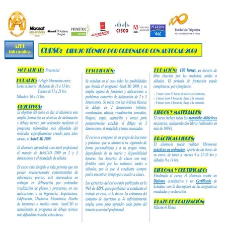 Delineado Técnico por ordenador con  Autocad 2009