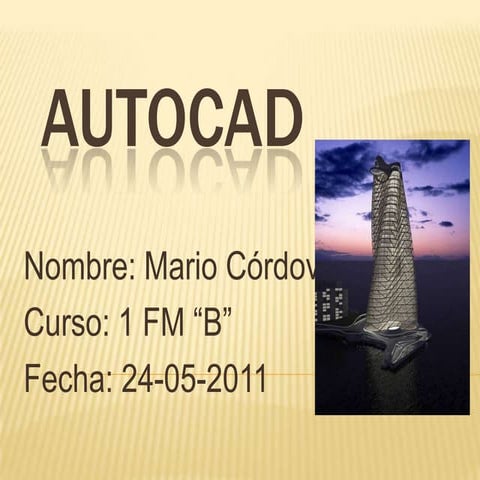 ¿Qué es AutoCAD? | PPT