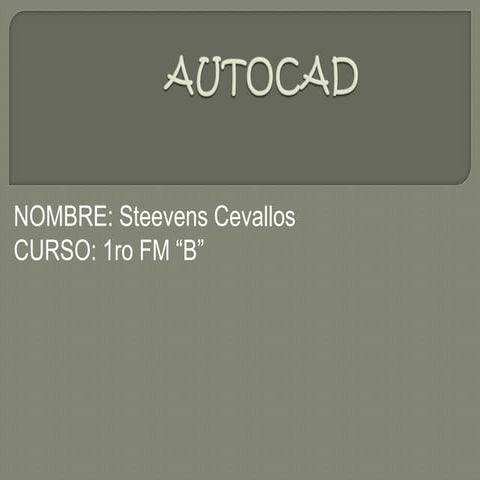 Autocad