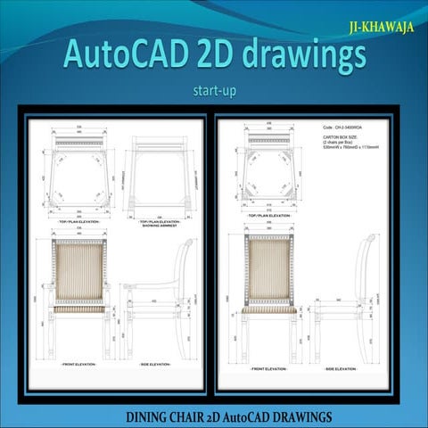 Auto cad 2d drawing